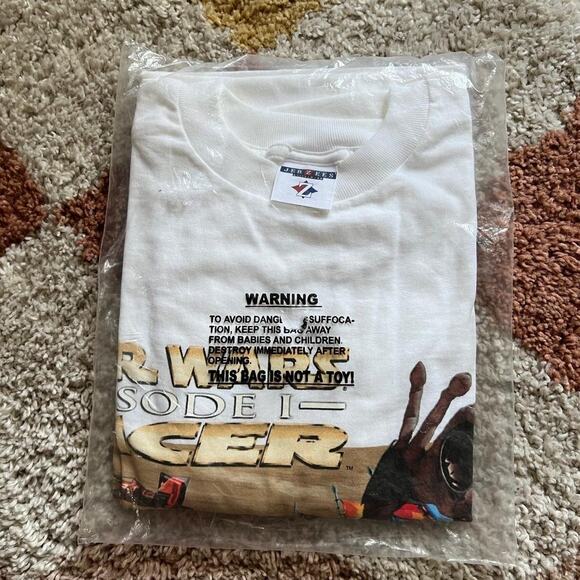 Sealed Star Wars Episode One Pod Racer Video Game Promo T-Shirt Size XL - Picture 1 of 5